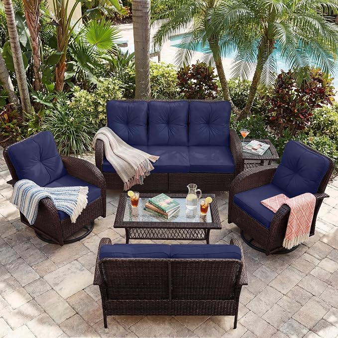 UPHA 8 Pieces Patio Furniture Set - Image 6
