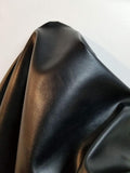 NAT Leathers | Black Pebble Soft Faux Vegan Leather PU | 4 Yards Cut by Yard | by NATLeathers