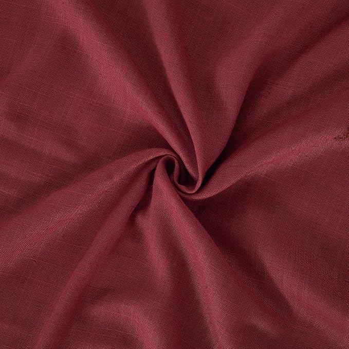 BGment Linen Curtains 36 Inch Length, Small Half Drapes - Image 9