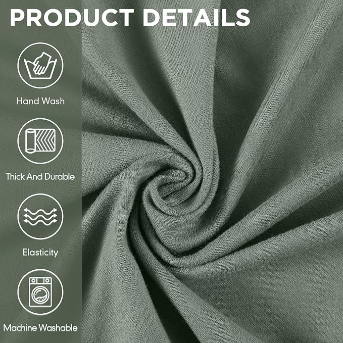 Peryiter 3 Pcs Couch and Loveseat Covers Set Sofa Cover - Image 5