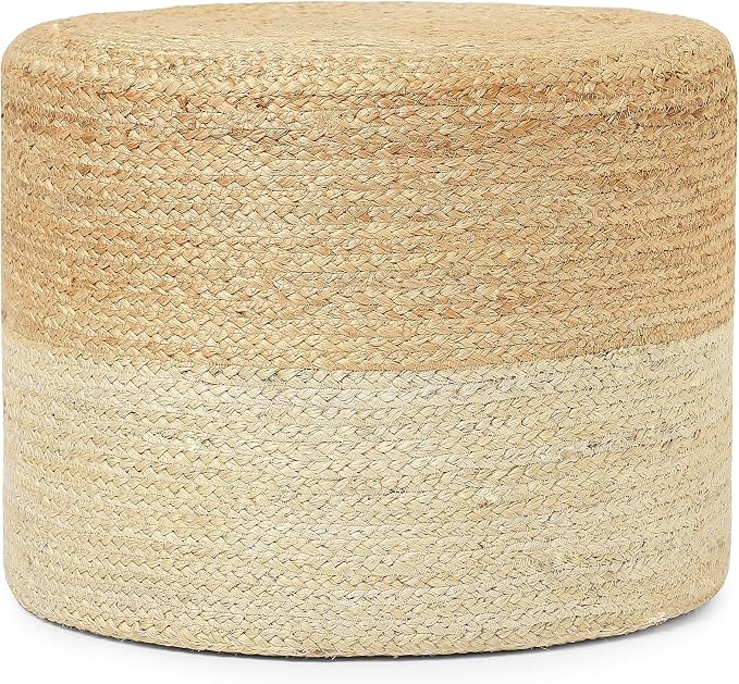 REDEARTH · Cylindrical Pouf Foot Stool Ottoman - Image 4