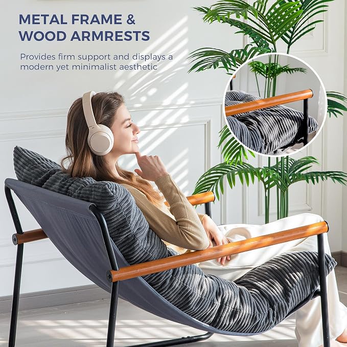MAXYOYO Modern Accent Chair, Comfy Living Room Chair - Image 7