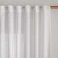 MYSKY HOME White Curtains 80 Inch Length 2 Panels Set by MYSKYHOME