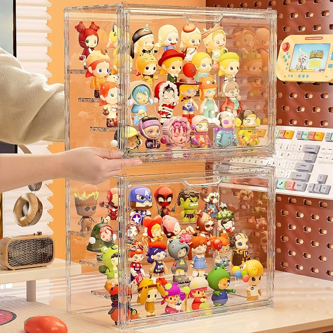 Clear Acrylic Display Case for Collectibles 4 Layer Hobby Figure Display Case - Image 6