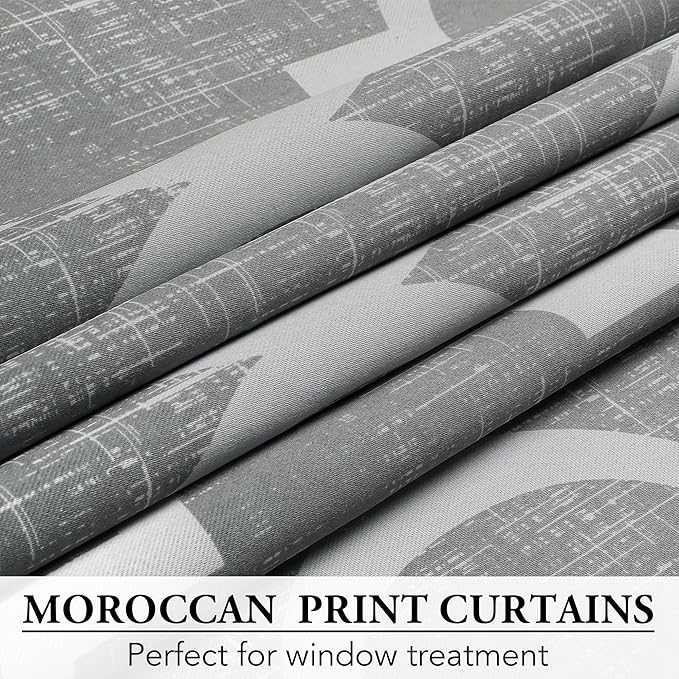 Beauoop 100% Blackout Curtains 72 Inches Long 2 Panels - Image 5