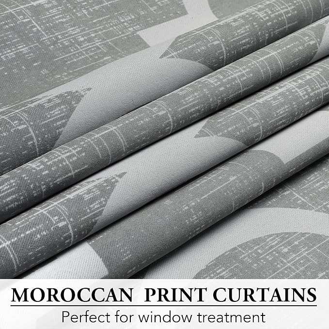 Beauoop 100% Blackout Curtains 54 Inches Long 2 Panels - Image 4