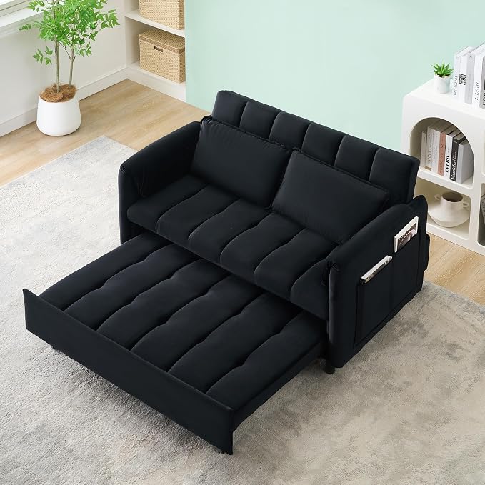 Ball & Cast 52" Convertible Sleeper Sofa by BallCast