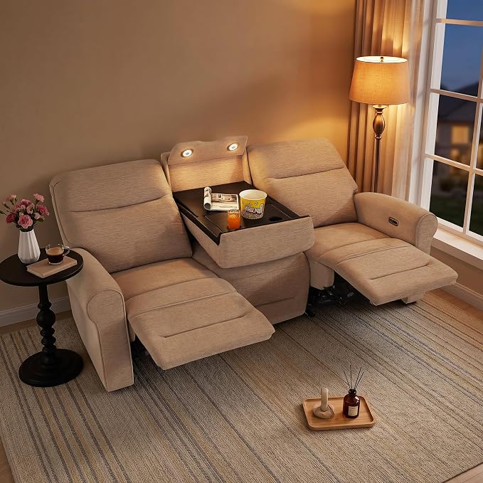 MCombo 87.8" Wall Hugger Power Reclining Sofa - Image 11