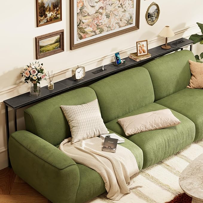 SUPERJARE 102.4 Inch Sofa Table - Image 7