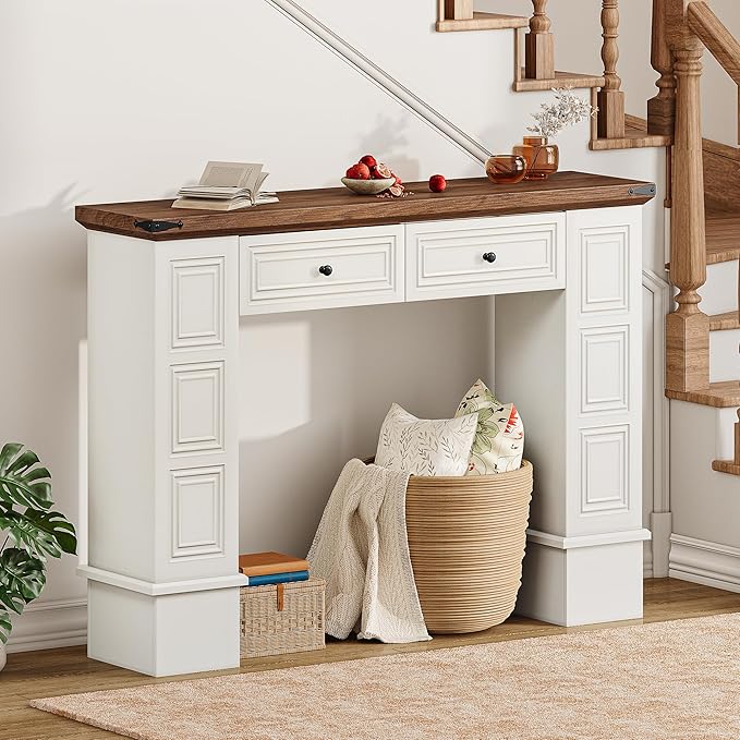 YITAHOME Farmhouse Console Table by YITAHOME
