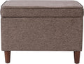 HomePop Home Decor | Dinah Collection Modern Storage Ottoman | Ottoman by HomePop