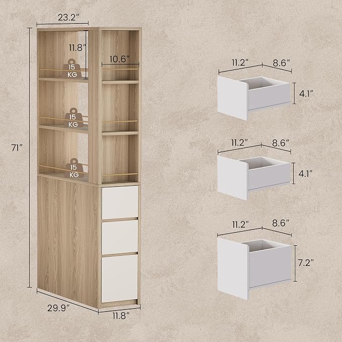 ModernMate Furniture Set, 70.8'' Executive Standing Desk - Image 9