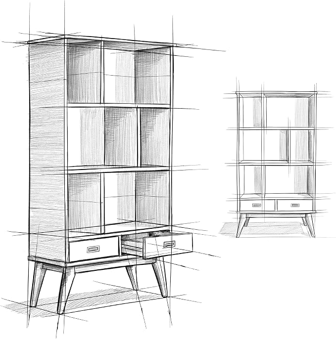 SIMPLIHOME Draper Bookcase - Image 12
