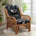 Malibu Lounge Living Accent Armchair Natural Rattan Wicker Handmade Design by Wickerix