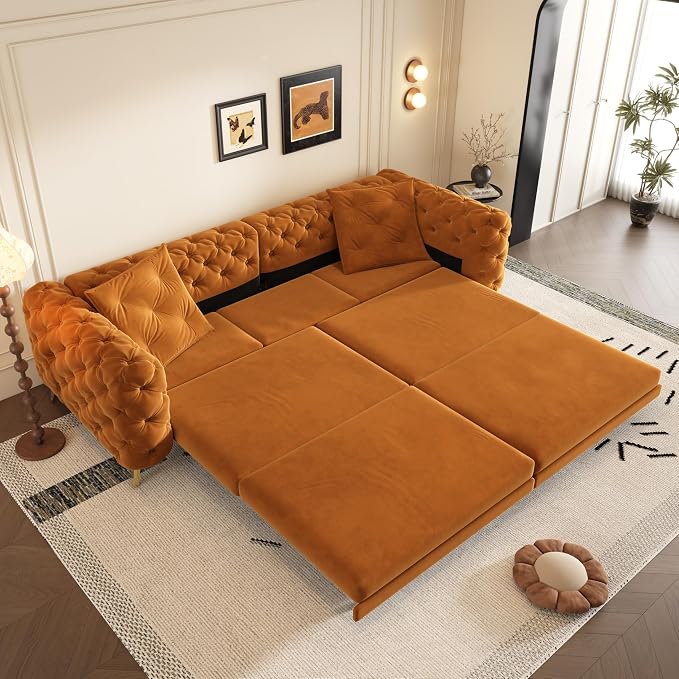 97.7" Convertible Queen Sleeper Sofa - Image 9