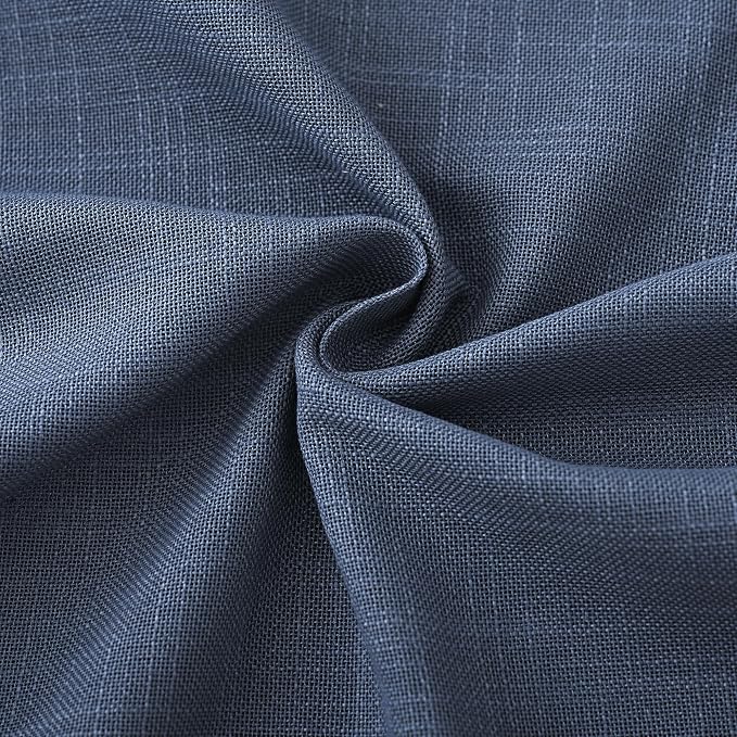 Navy Blue Curtains 90 inch Length - Image 5