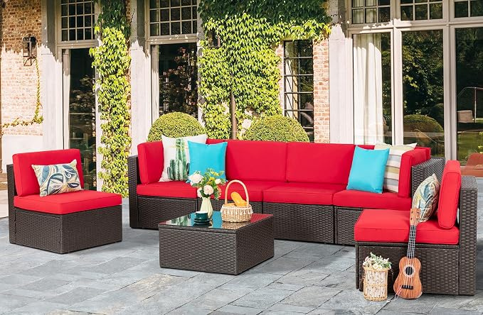 Vongrasig 8 Pieces Patio Furniture Set - Image 2