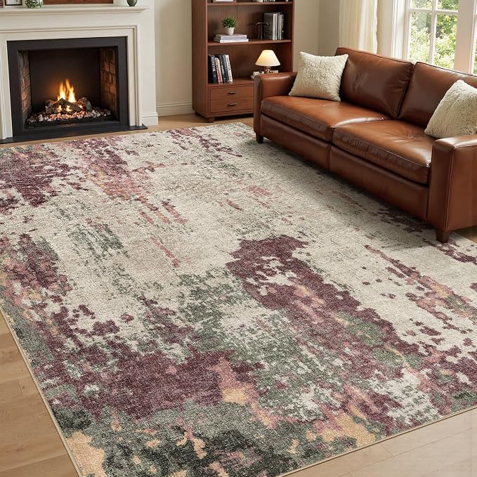 UERMEI 9x12 Area Rug Living Room Rugs - Image 2