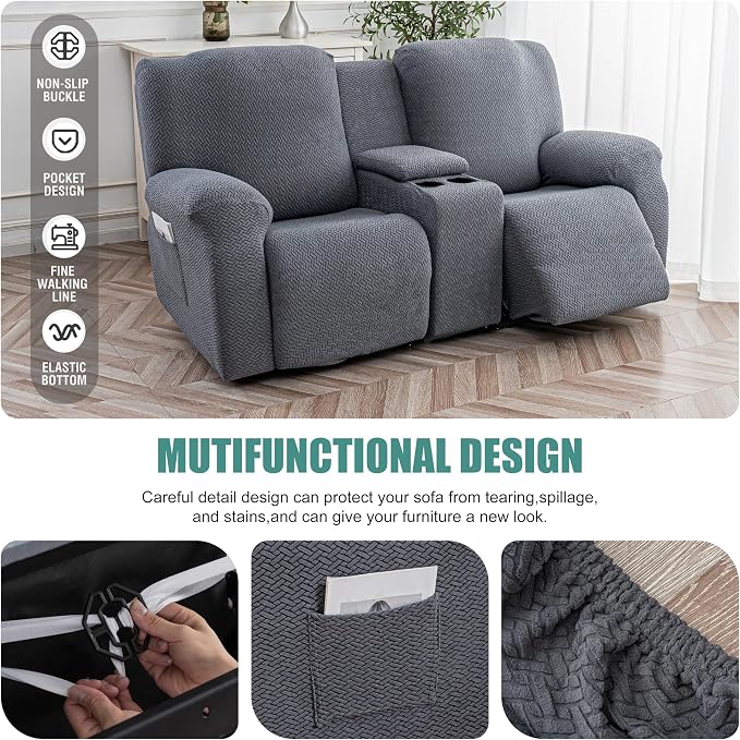 Genina Recliner Loveseat Covers - Image 5