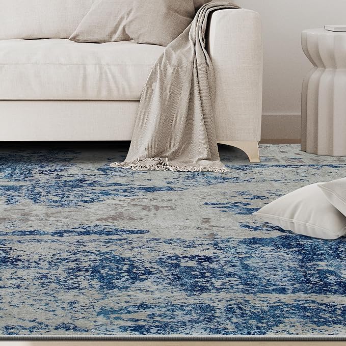 5x7 Area Rugs for Living Room Rug Washable: Abstract Rug for Dining Room - Image 9
