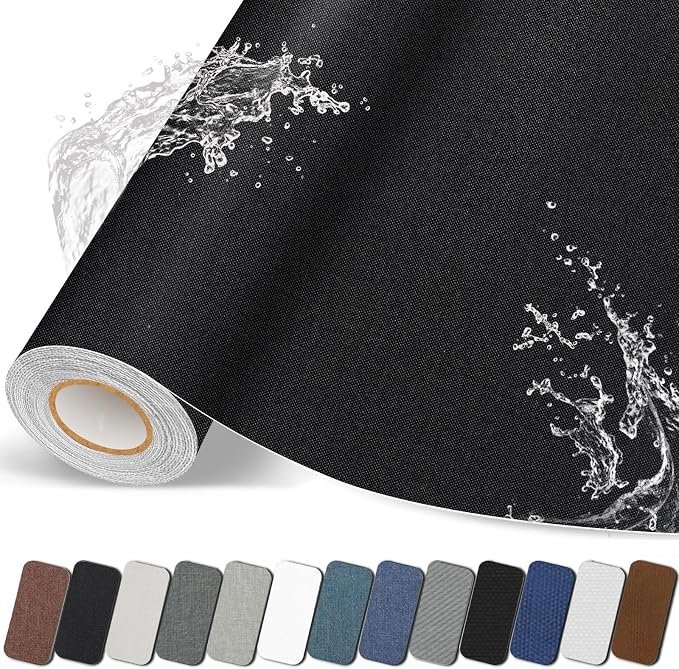 Fabric Repair Patches, Linen Self-Adhesive Fabric Repair Tape, Strong Sticky by CanvasRepairPatch