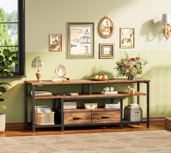 Huuger TV Stand for 55 60 Inch TV, Entertainment Center - Image 6