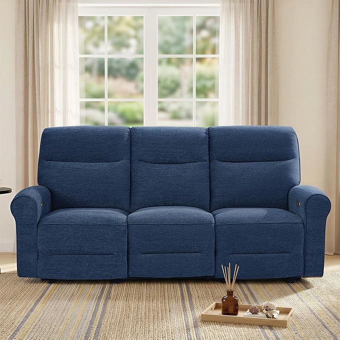 MCombo 87.8" Wall Hugger Power Reclining Sofa - Image 5