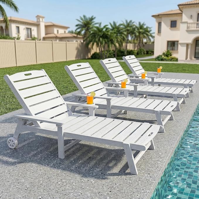 Outdoor Lounge Chair Set of 2 - Image 9