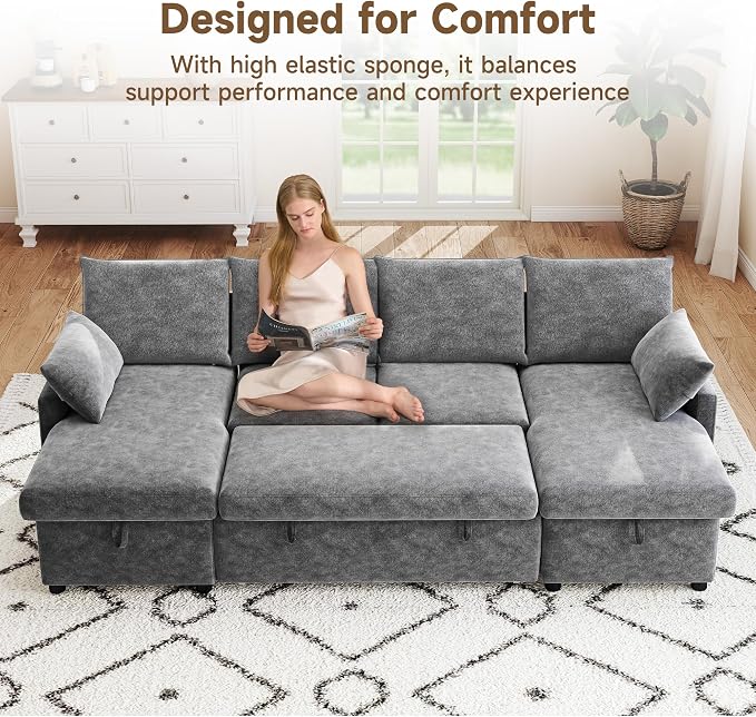 Sofa Bed, Apartment and Hotel, Dark Gray - Image 6