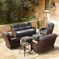 HILLGA 7-Piece Luxury Patio Furniture Set by HILLGA