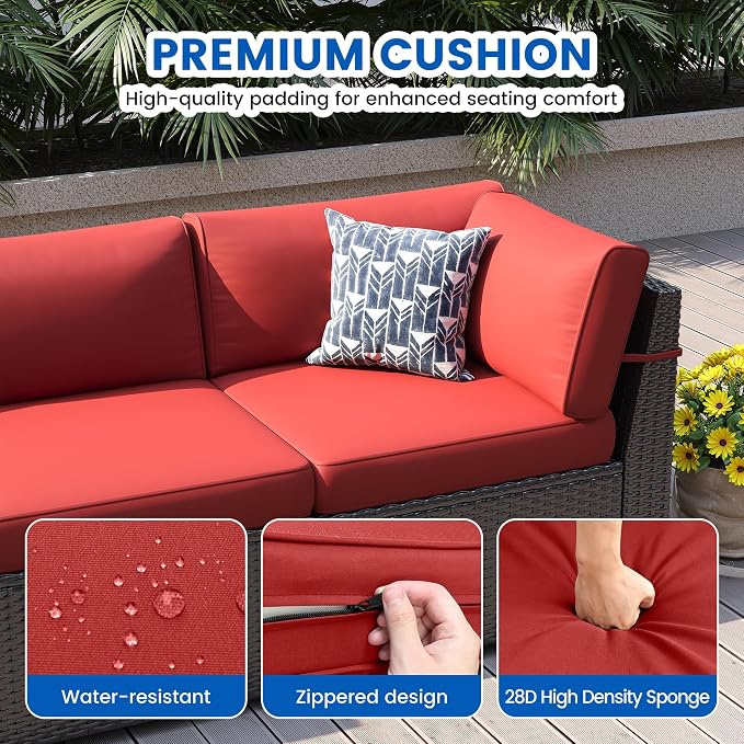 8 Piece Patio Furniture Set - Image 6