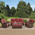 HILLGA Luxury High Back Patio Furniture Set by HILLGA
