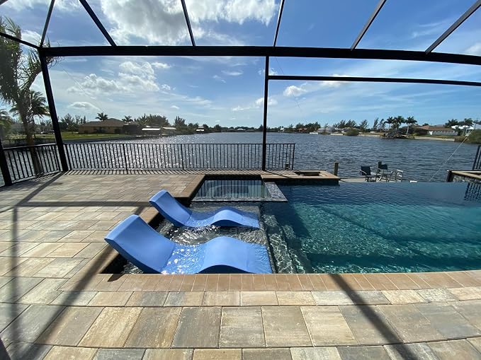Aqua Outdoors - in-Pool Chaise Lounger - Pool & Sun Shelf Lounge Chair - - Image 6