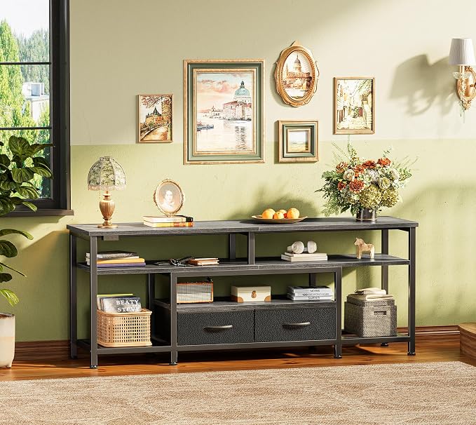 Huuger TV Stand for 55 60 Inch TV, Entertainment Center - Image 7