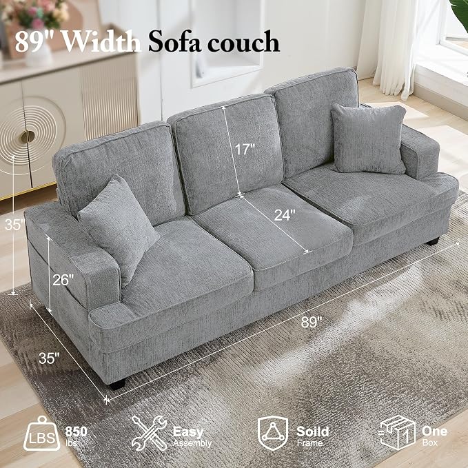 Korser 89" Couches for Living Room - Image 2