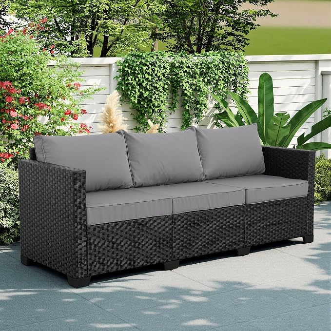 Rattan Star Patio Furniture Outdoor Couch Wicker Outdoor Furniture Patio Couch - Image 4