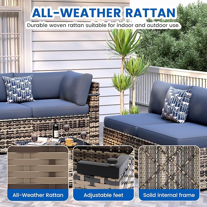 8-Piece Patio Furniture Set - Image 5