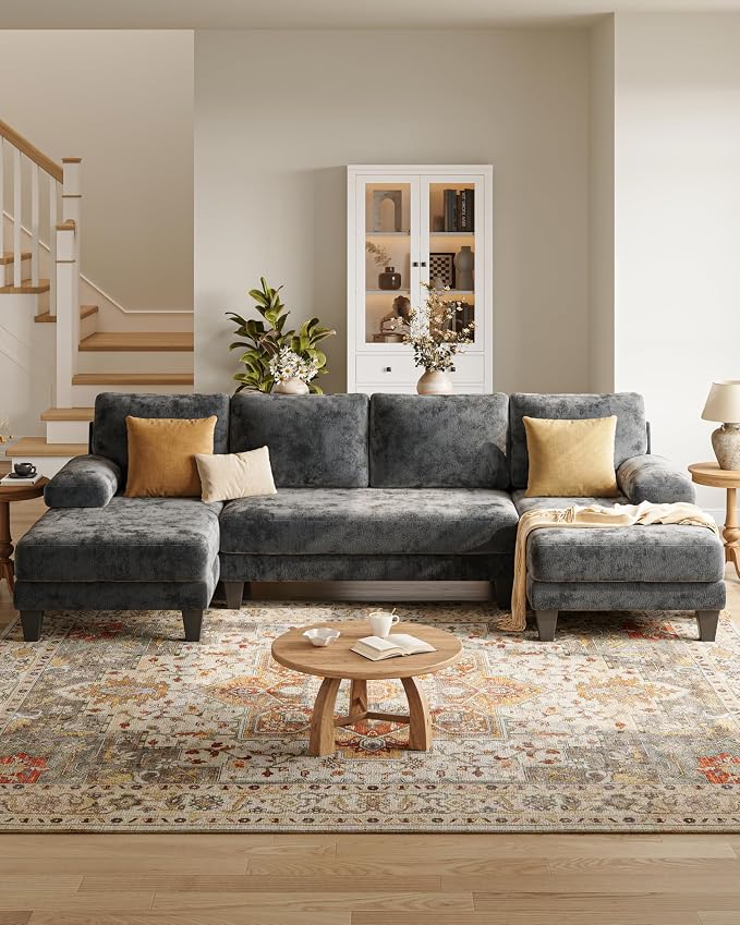 U-Shaped Sectional Couches for Living Room | 112 Inch Modern Sectional Couch | - Image 7