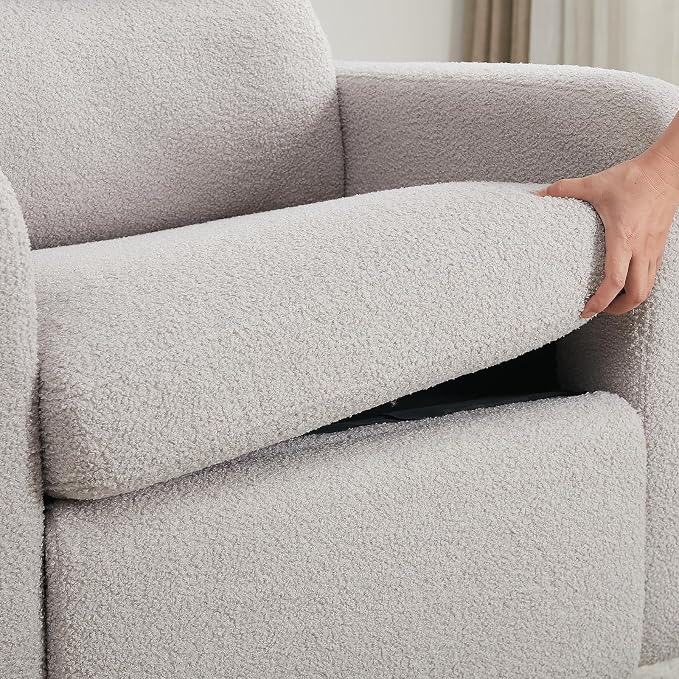 Swivel Rocker Recliner, Power Recliner Glider - Image 8