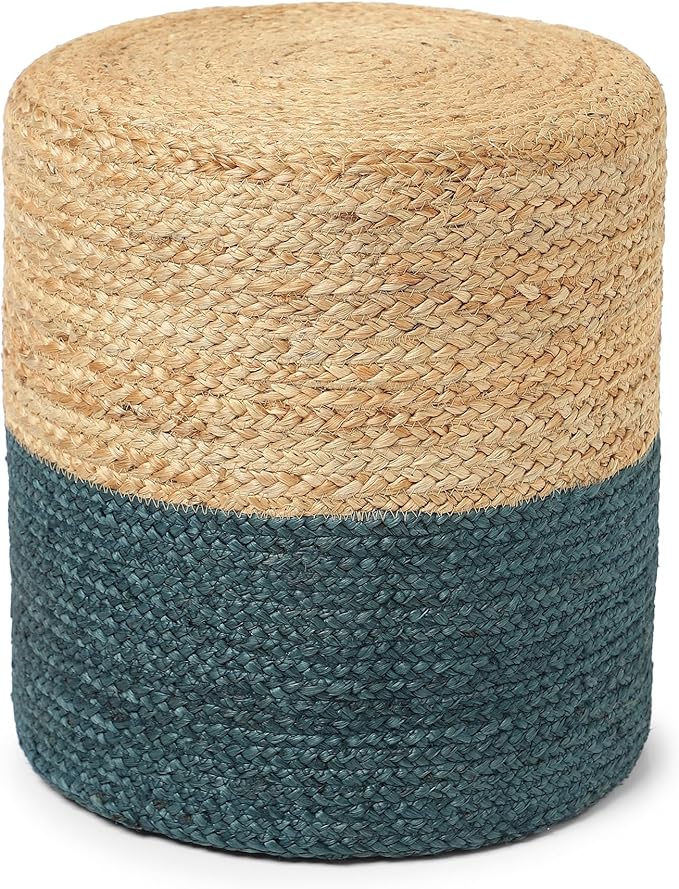 REDEARTH · Cylindrical Pouf Foot Stool Ottoman - Image 3