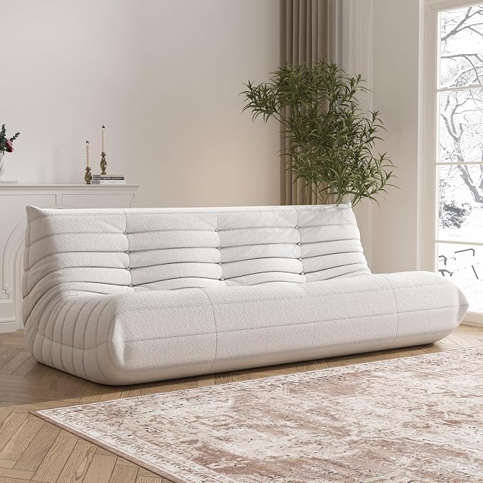 YVDNHP Big Bean Bag Chairs for Adults, 3 Seater Large Bean Bag Chair Sofa by Unknown