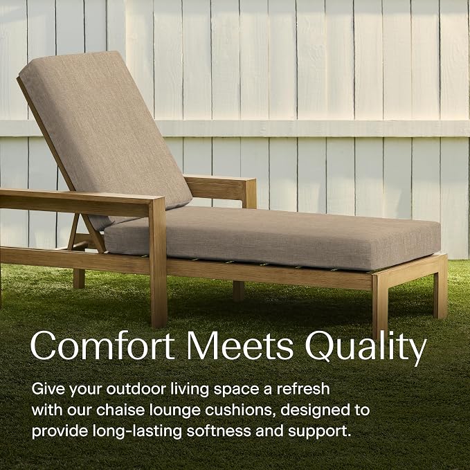 Honeycomb Outdoor Chaise Lounge Cushion - Image 3