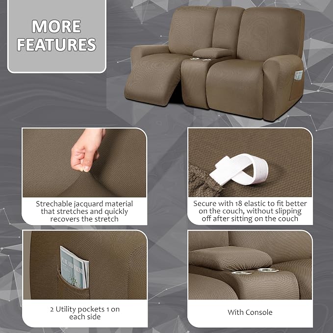 ULTICOR Reclining Love Seat - Image 3
