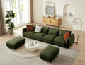 U Shaped Cloud Sectional, Convertible L Shaped Couch by PINSOLID