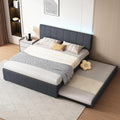 Queen Size Upholstered Platform Bed by FAVSH