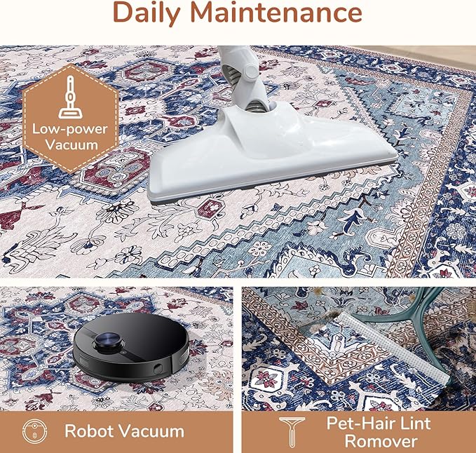 OPPODREAM Soft Entryway Rug 2x8, 2x8 Rug Runner, Washable Hallways Carpet 2 x 8 - Image 5