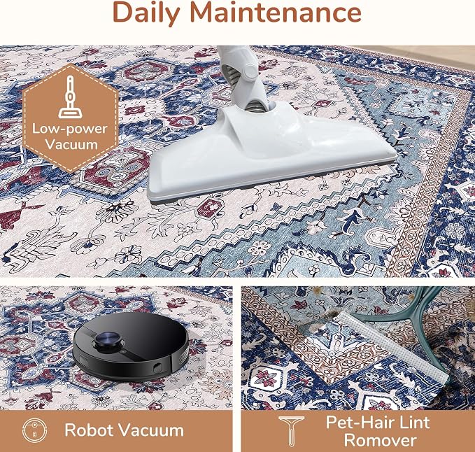 OPPODREAM Soft 6x9 Area Rugs, Washable Rug 6x9 - Image 5