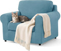 SUBRTEX 3 Pieces Stretch Sofa Slipcover Sets Couch Cover Sets Backrest Cushion by Subrtex