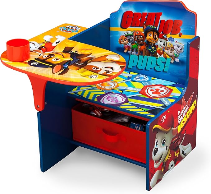 Delta Children Chair Desk with Storage Bin, Nick Jr. PAW Patrol - Image 3