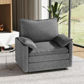 Vesgantti 40" Single Seat Sofa, Comfy Cloud Couch Deep Seat Upholstered Couch by Vesgantti